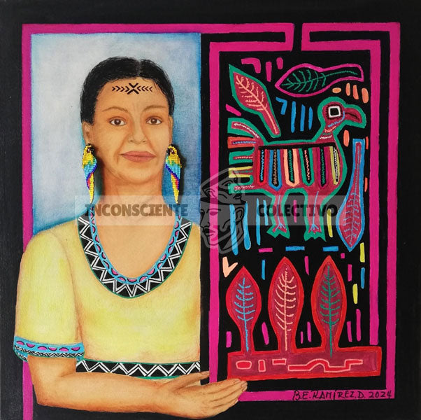 Obra Original: "Señora y mola", Autor: Beatriz Elena Ramírez Duque