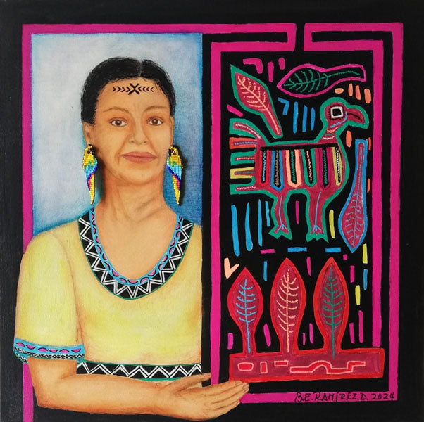 Obra Original: "Señora y mola", Autor: Beatriz Elena Ramírez Duque