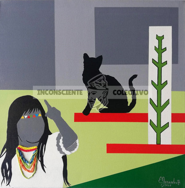 Obra Original: De la serie "El Ojo Que Todo Lo Ve" #1, Autor: María Erleny González Bolívar