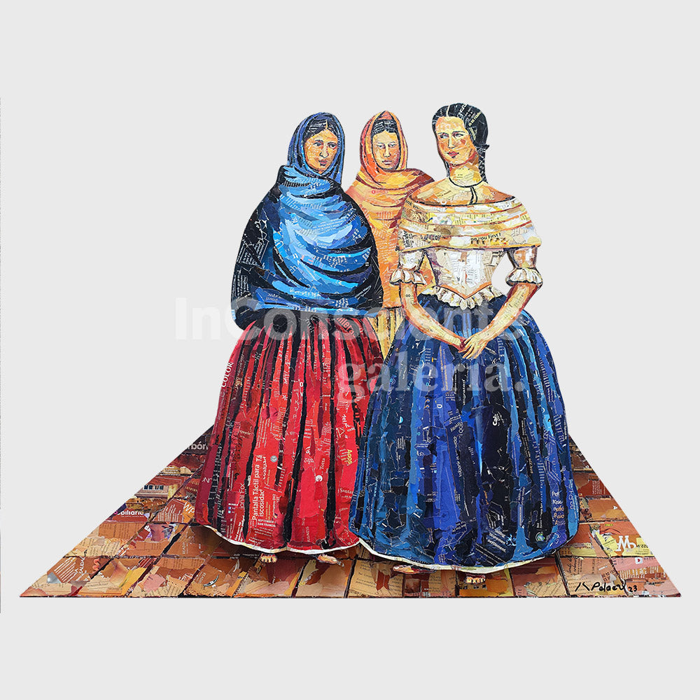 Obra original: Las Ñapangas de Popayán, Autor: JS Peláez