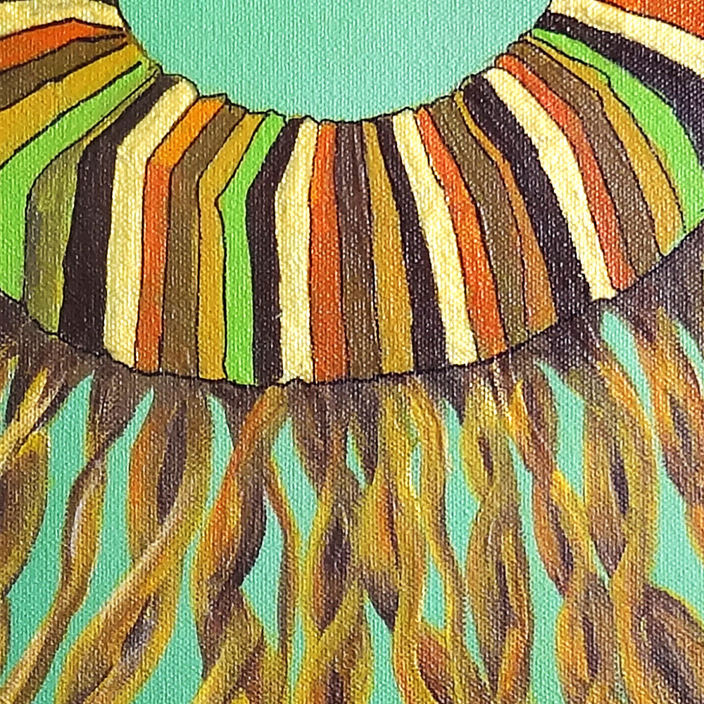 Obra Original: De la serie "Jai Kera" #4, Autora: Astrid Elena Moncada