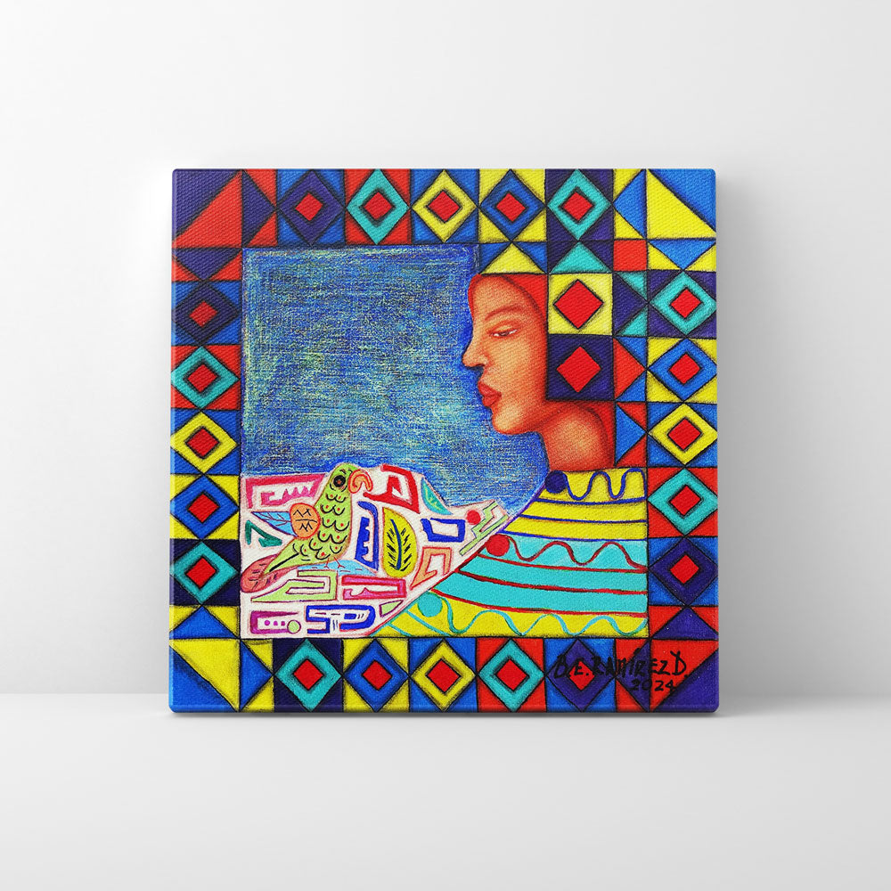 Print en lienzo Edición Limitada: Sentir Ancestral, Autor: Beatriz Elena Ramírez