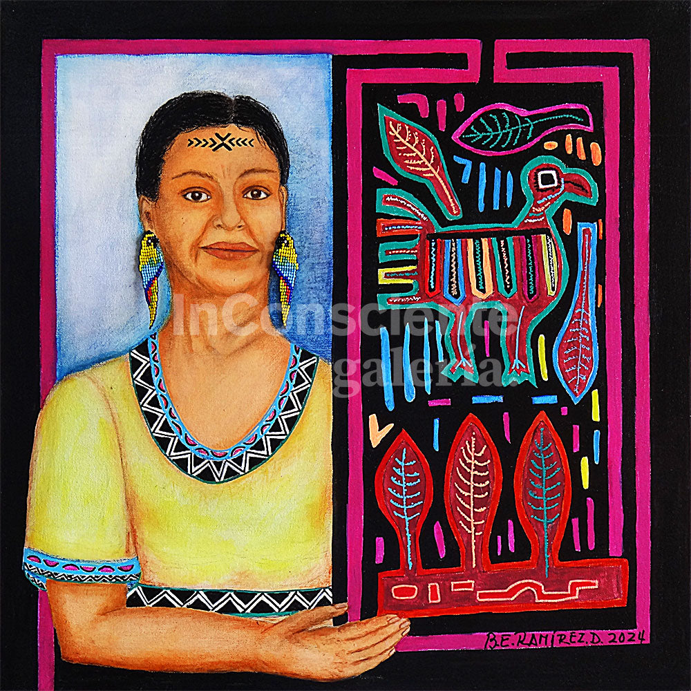 Obra Original: "Señora y mola", Autor: Beatriz Elena Ramírez Duque