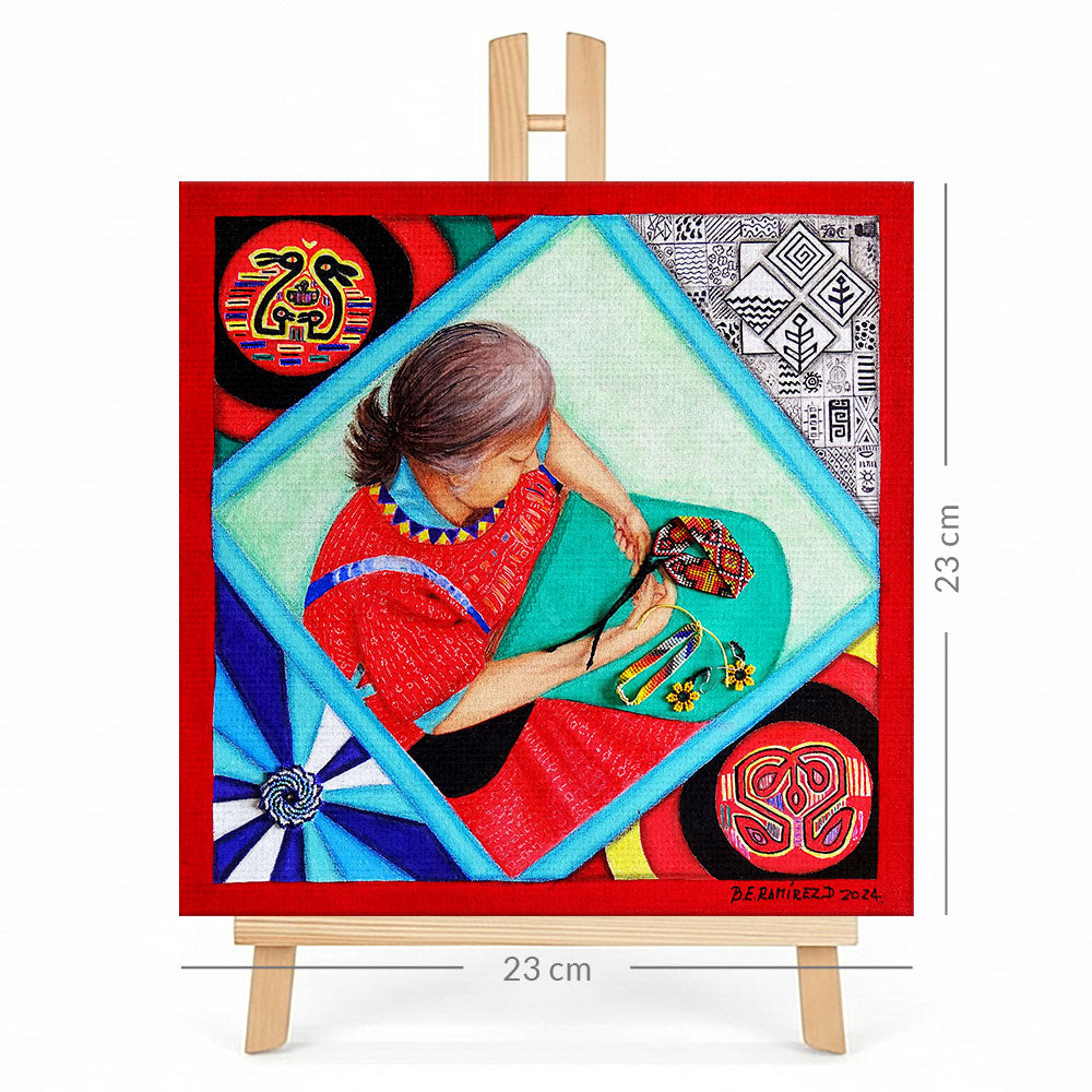 Print en lienzo sobre caballete decorativo: Soñar Cualquier Cosa, Autora: Beatriz Elena Ramírez