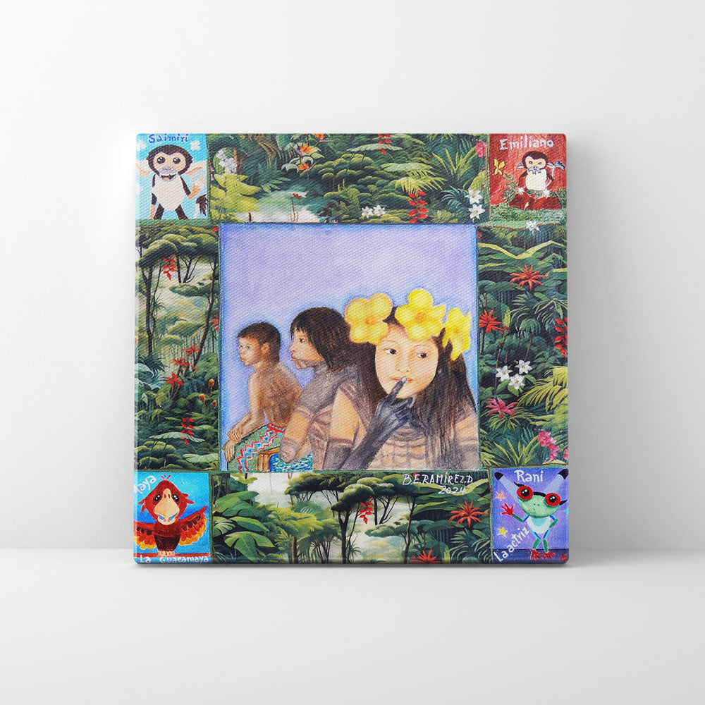 Print en lienzo Edición Limitada: Muchas Cosas Que Aprender, Autora: Beatriz Elena Ramírez