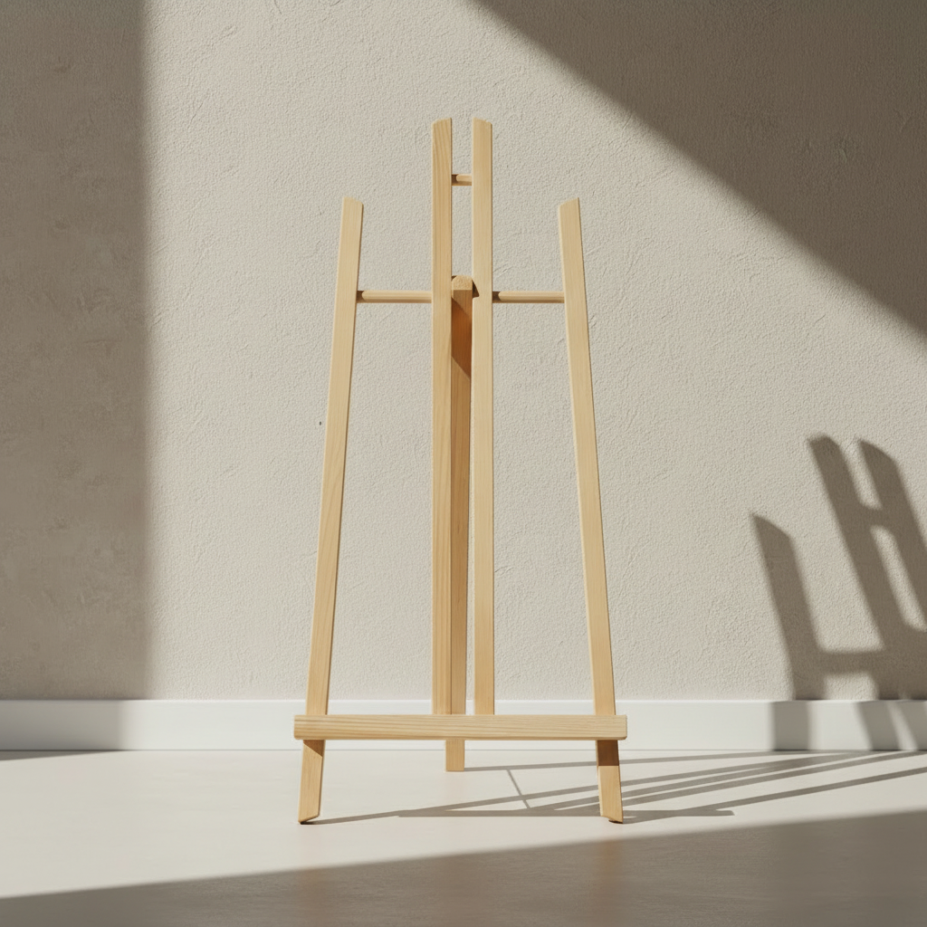 Print en lienzo sobre caballete decorativo: De la serie "Atributos Geométricos" #1, Autora: Yessie Morales Vásquez