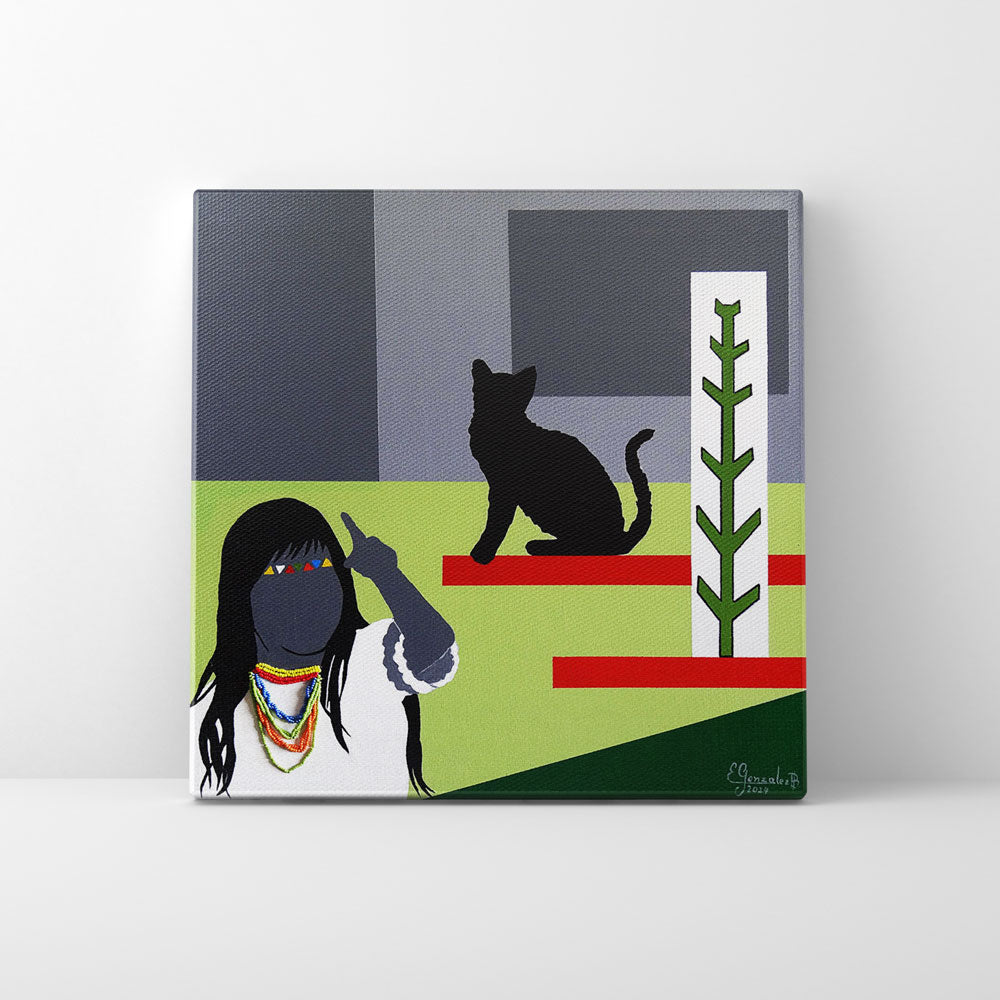 Print en lienzo Edición Limitada: Serie El ojo que todo lo ve #1, Autor: Erleny González Bolívar