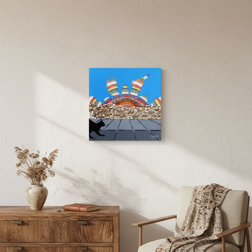 Obra Original: De la serie "El Ojo Que Todo Lo Ve" #2, Autor: María Erleny González Bolívar