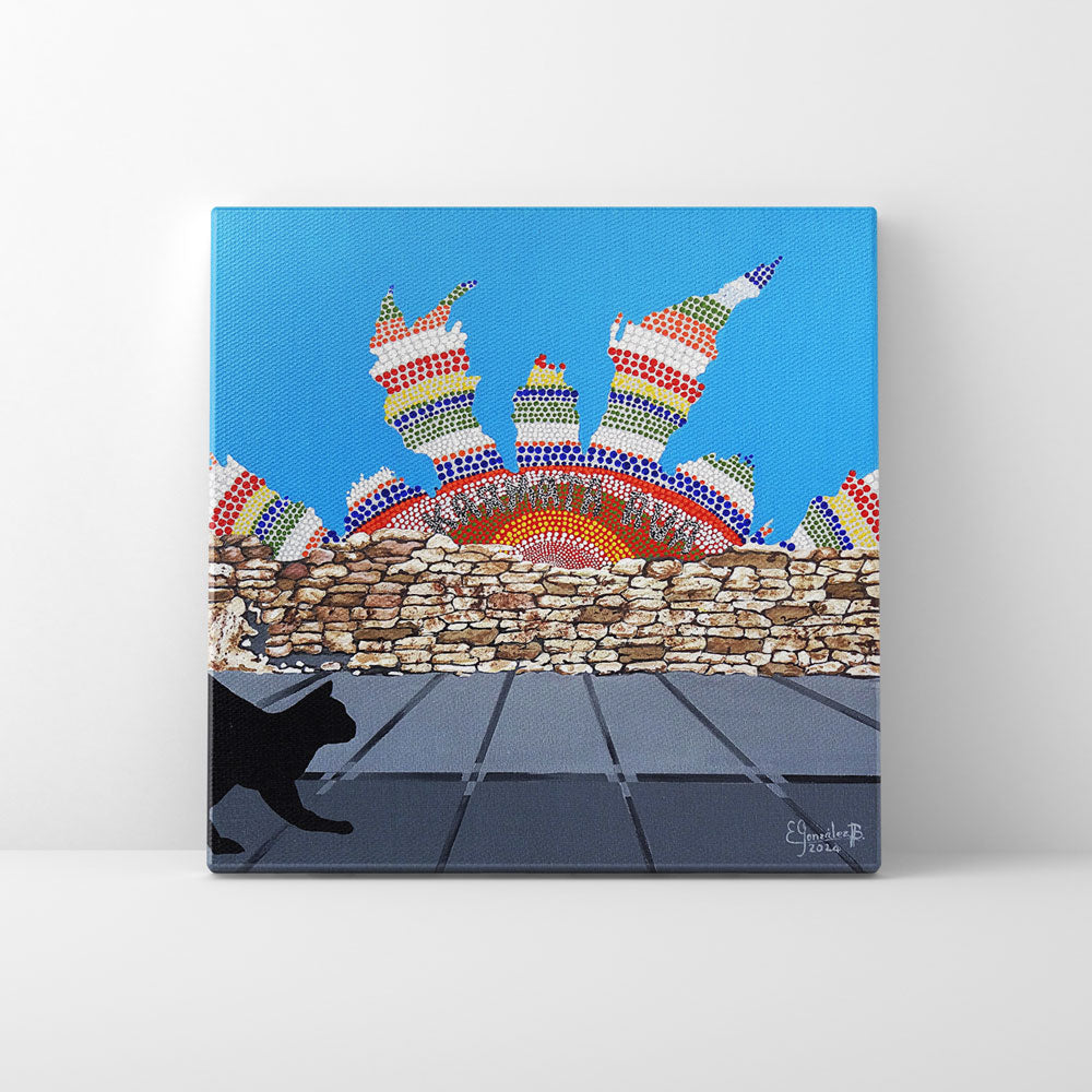 Print en lienzo Edición Limitada: Serie El ojo que todo lo ve #2, Autor: Erleny González Bolívar