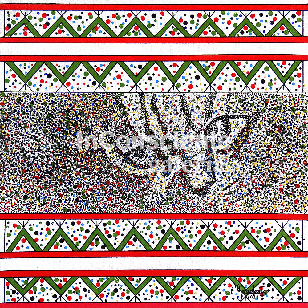 Obra Original: De la serie "El Ojo Que Todo Lo Ve" #4, Autor: María Erleny González Bolívar