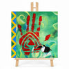 Print en lienzo con caballete decorativo: De la serie "Raudal de la memoria" #1, Autor: Isabel Cristina Pérez