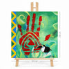 Print en lienzo con caballete decorativo: De la serie "Raudal de la memoria" #1, Autor: Isabel Cristina Pérez