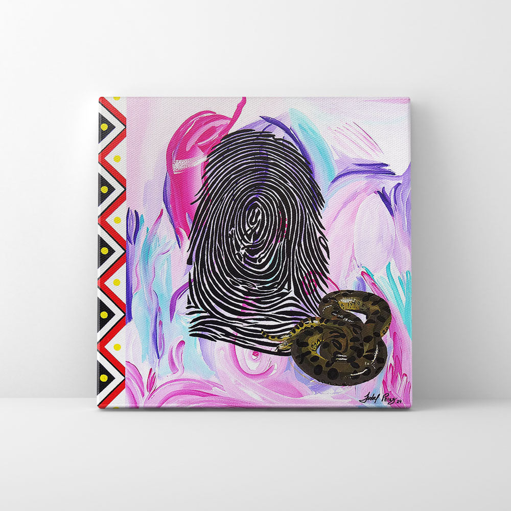 Print en lienzo Edición Limitada: De la serie "Raudal De La Memoria" #2, Autora: Isabel Cristina Pérez