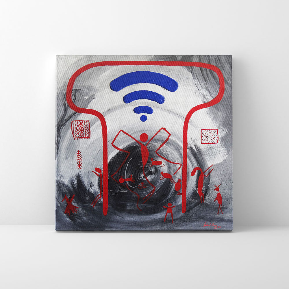 Print en lienzo Edición Limitada: De la serie "Raudal De La Memoria" #4, Autora: Isabel Cristina Pérez