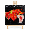 Print en lienzo con caballete decorativo: De la serie "Raudal de la memoria" #5, Autor: Isabel Cristina Pérez