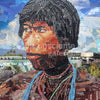 Obra original: Jagua para el espíritu Chocó-Emberá, Autor: Juan Sergey Peláez