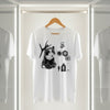 Camiseta unisex de algodón premium 200 g, inspirada en la obra: "Extinción #1", Autor: Juan Carlos Muñoz Betancur