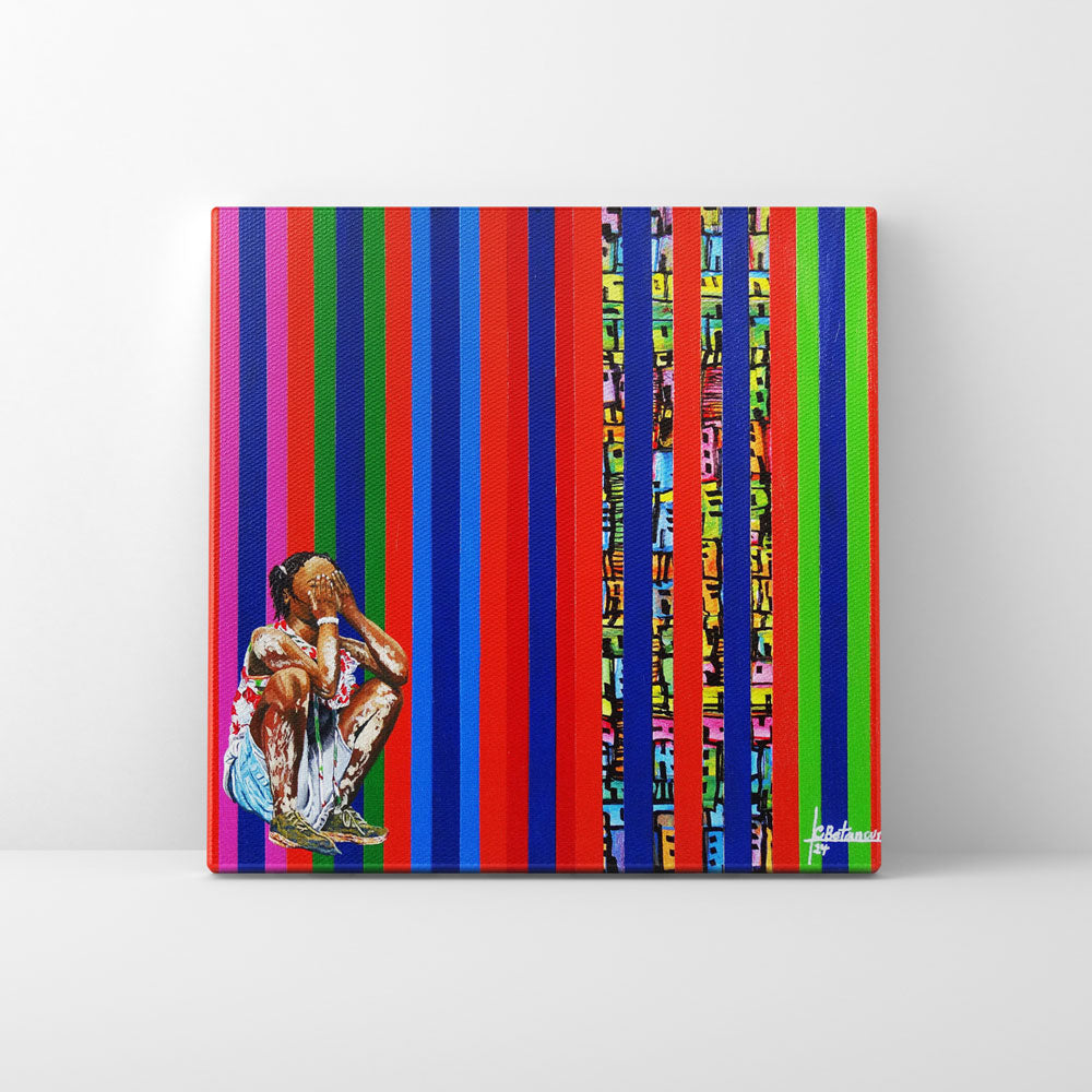 Print en lienzo Edición Limitada: De la serie "Líneas Temprales" #4, Autor: Juan Carlos Muñoz