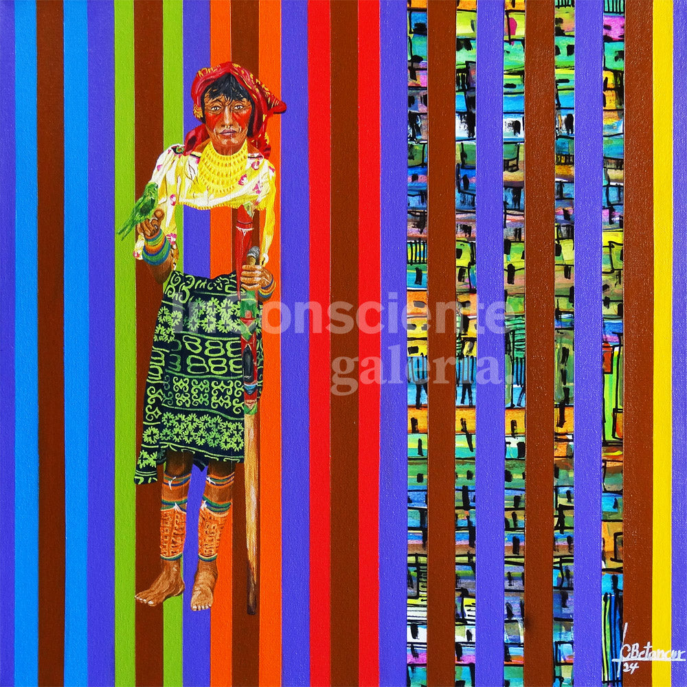 Print en lienzo Edición Limitada: De la serie "Líneas Temprales" #3, Autor: Juan Carlos Muñoz