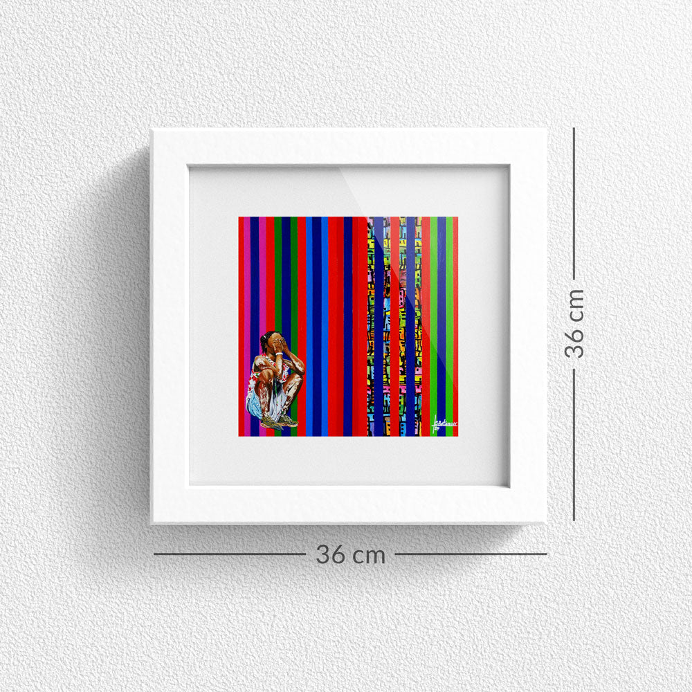 Print en Papel Edición Limitada: Serie Lineas Temporales #4, Autor: Juan Carlos Muñoz Betancur