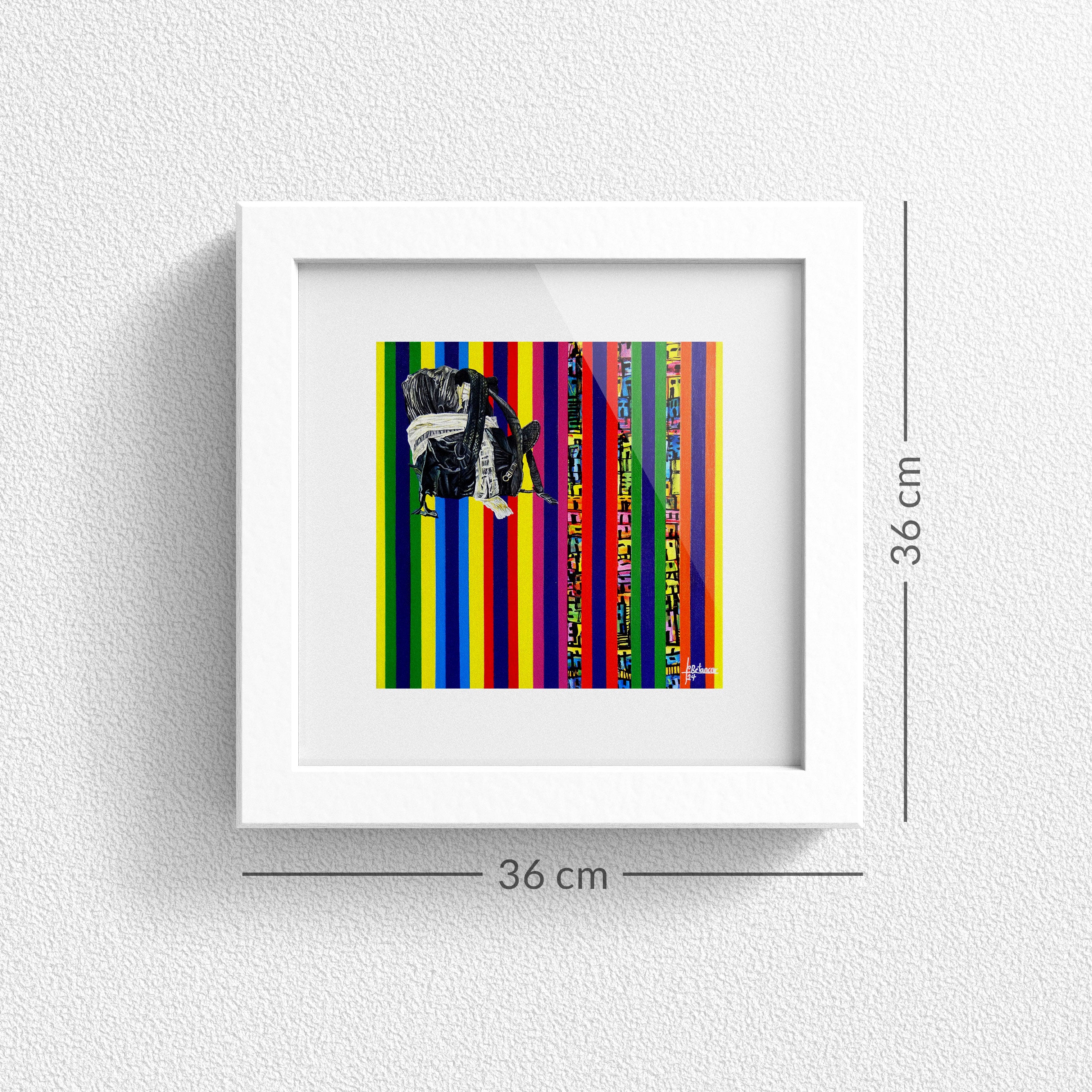 Print en Papel Edición Limitada: Serie Lineas Temporales #5, Autor: Juan Carlos Muñoz Betancur