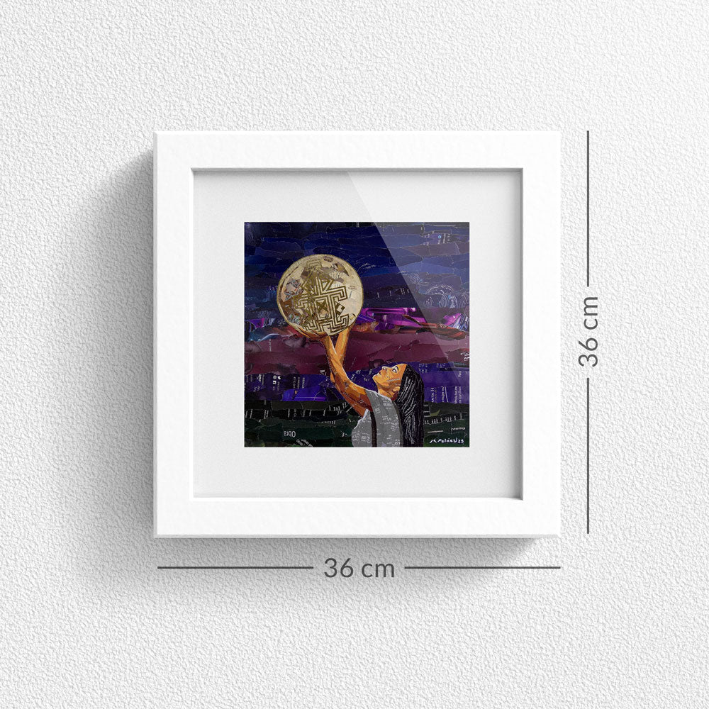 Print en Papel Edición Limitada: De la serie "Convergencia" #6, Autor: Juan Sergey Peláez