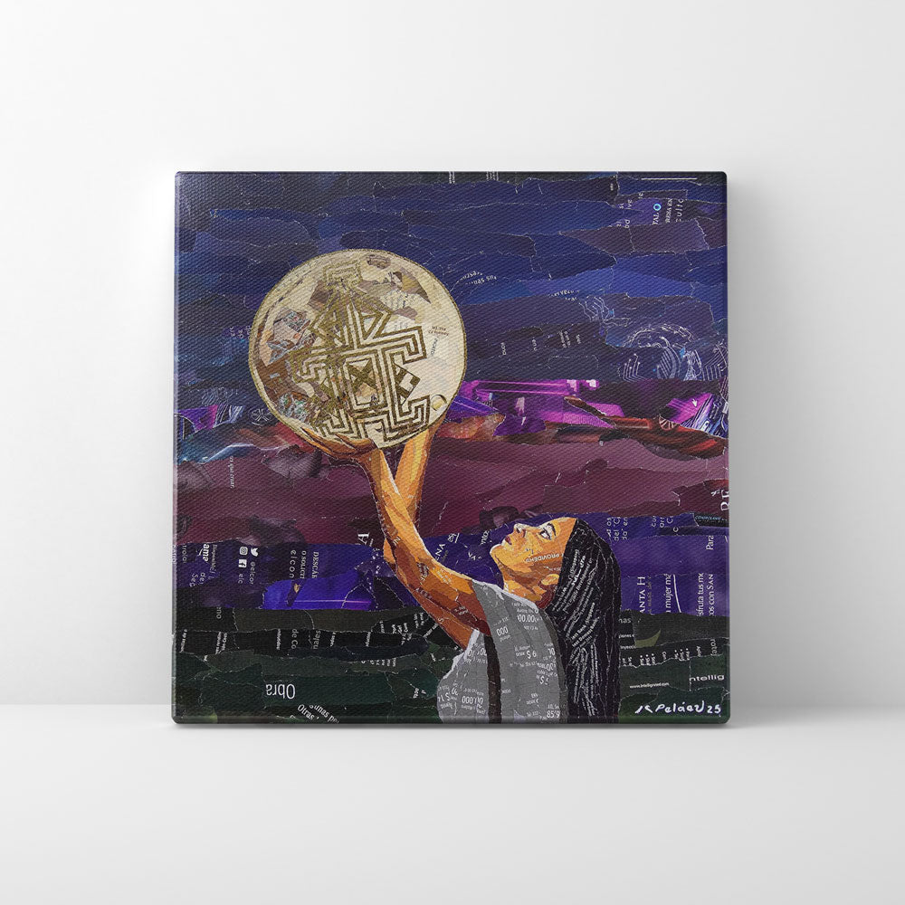 Print en lienzo Edición Limitada: De la serie "Convergencia" #6, Autor: Juan Sergey Peláez