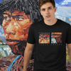 Camiseta unisex de algodón premium 200 g, inspirada en la obra: "Jagua para el espíritu Chocó-Emberá", Autor: Juan Sergey Pelaéz