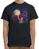 Camiseta unisex de algodón premium 200 g, inspirada en la obra: "Convergencia #6", Autor: Juan Sergey Pelaéz