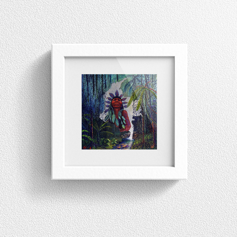 Print en Papel Edición Limitada: Serie Viajes ancestrales #3, Autor: Weimar Alfonso Roldán