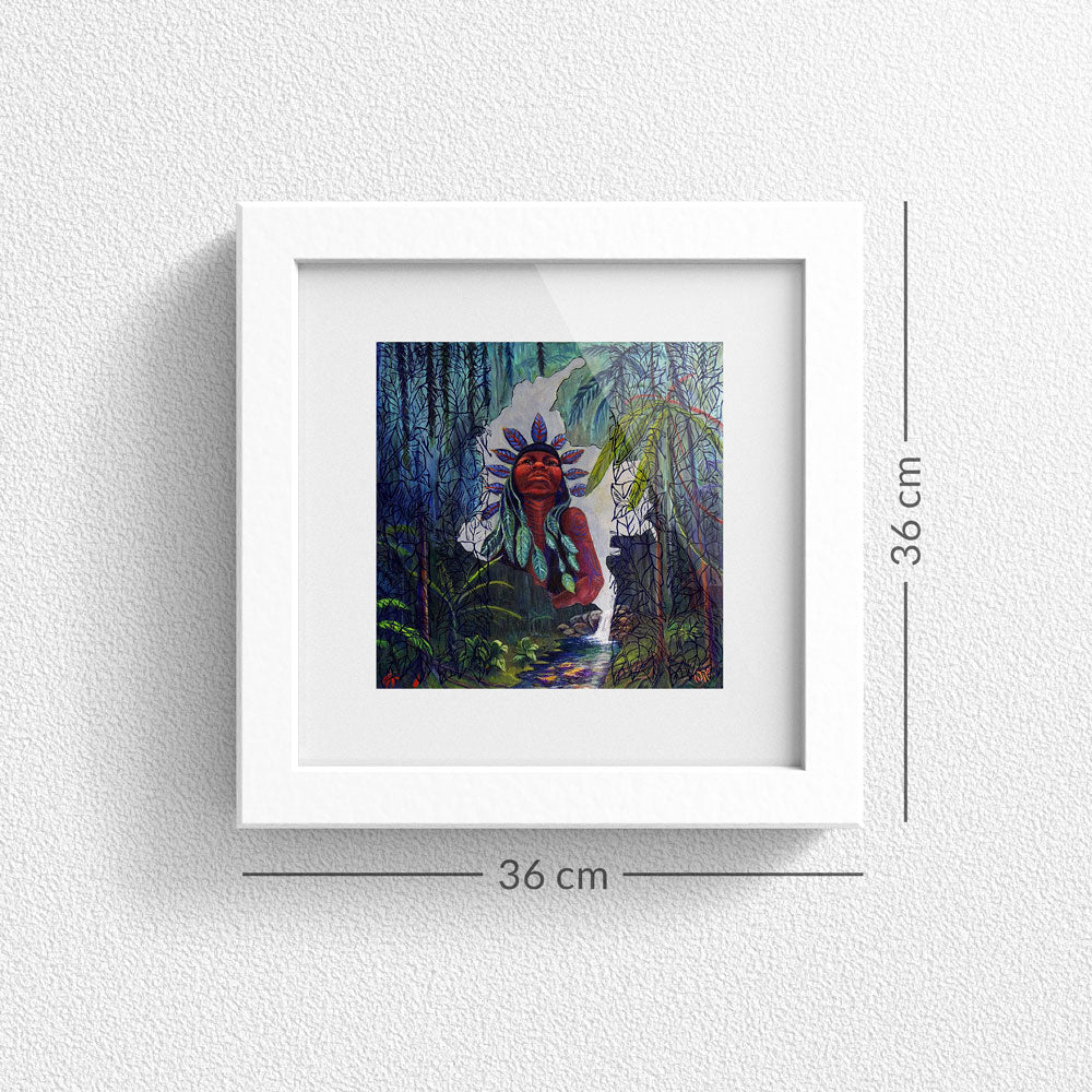 Print en Papel Edición Limitada: Serie Viajes ancestrales #3, Autor: Weimar Alfonso Roldán