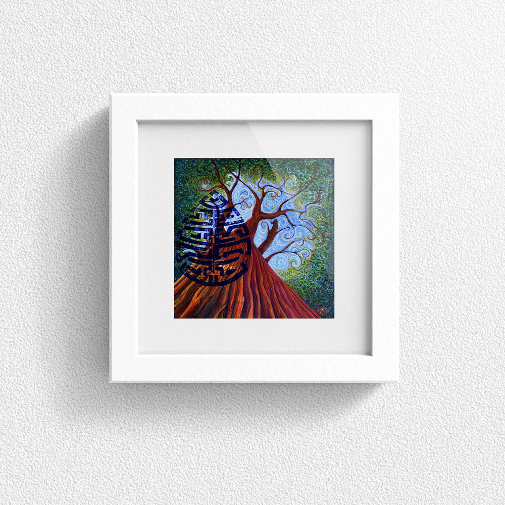 Print en Papel Edición Limitada: Serie Viajes ancestrales #4, Autor: Weimar Alfonso Roldán