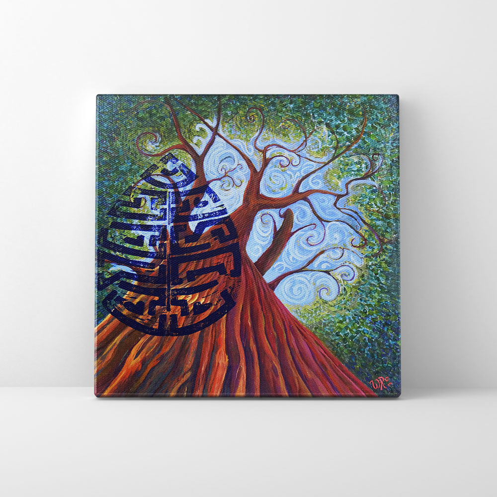 Print en lienzo Edición Limitada: De la serie "Viajes Ancestrales" #4, Autor: Weimar Alfonso Roldán