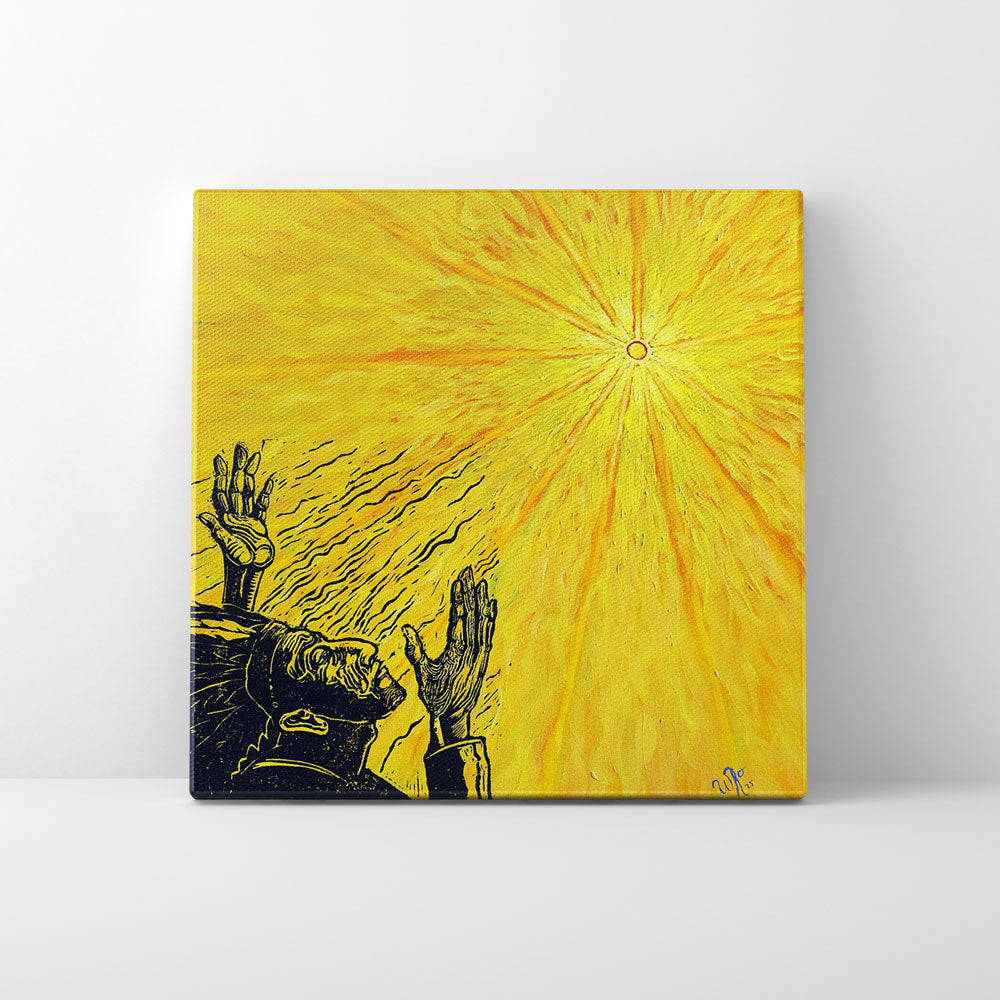 Print en lienzo Edición Limitada: De la serie "Viajes Ancestrales" #5, Autor: Weimar Alfonso Roldán