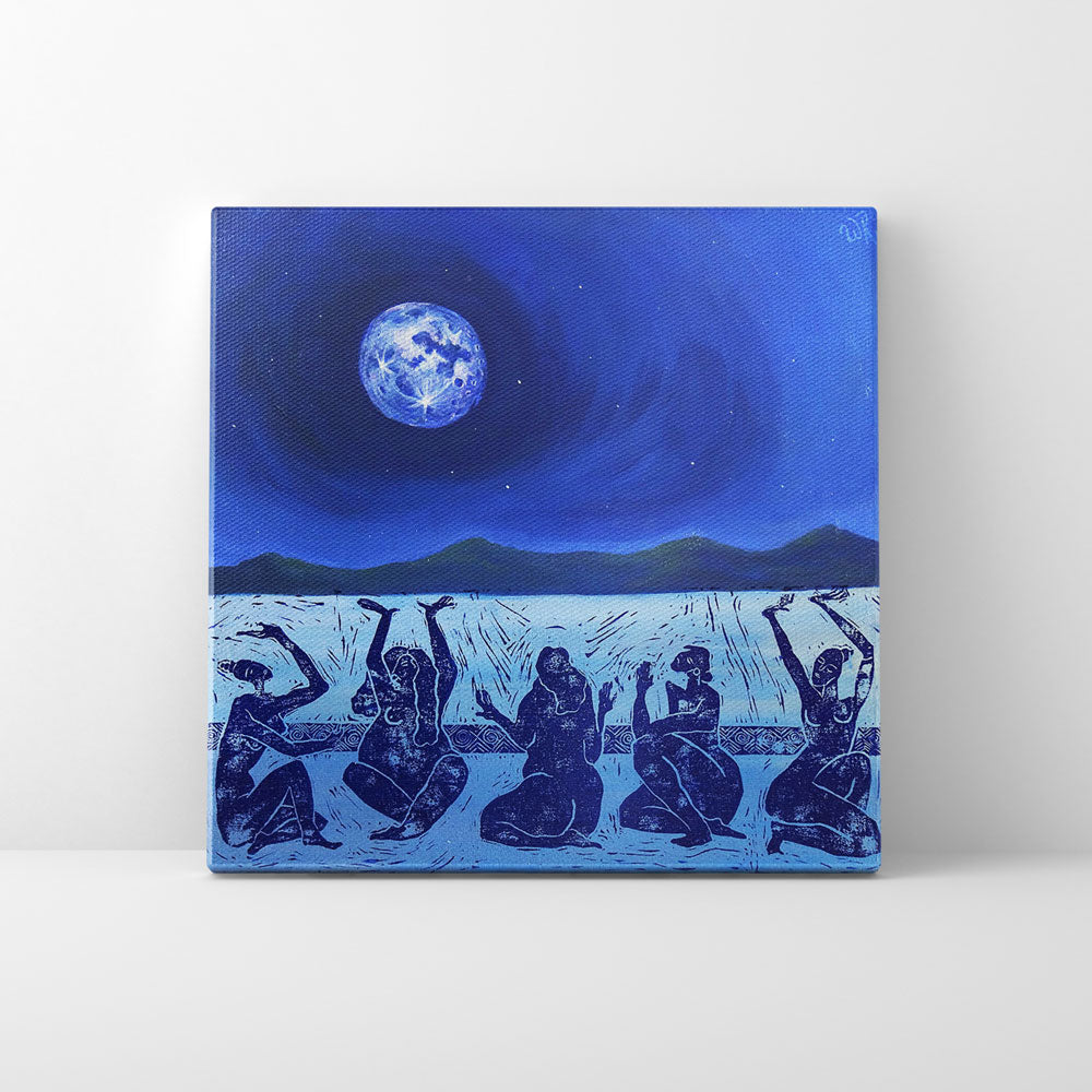 Print en lienzo Edición Limitada: De la serie "Viajes Ancestrales" #6, Autor: Weimar Alfonso Roldán