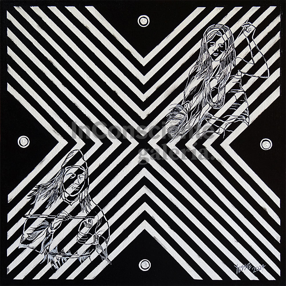 Obra Original: De la serie "Atributos Geométricos" #1, Autor: Yessie Morales Vásquez