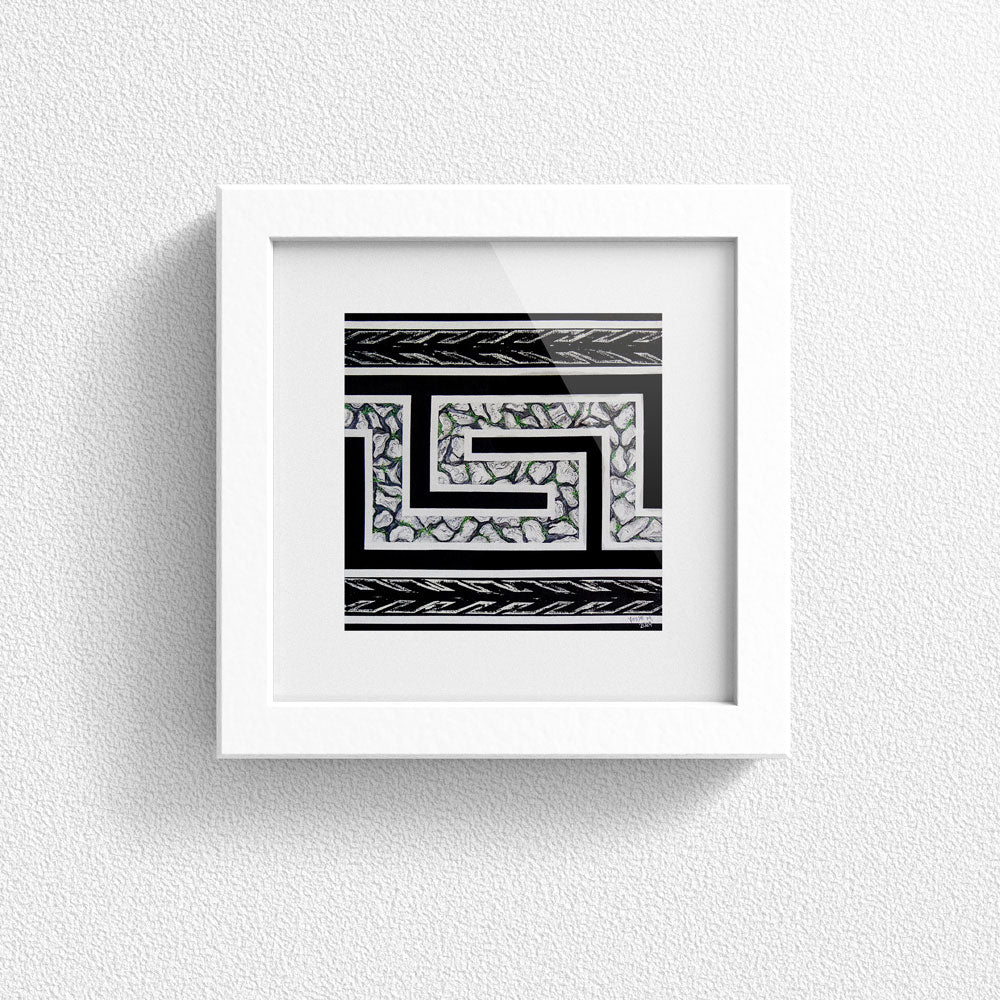 Print en Papel Edición Limitada: Serie Atributos Geométricos #3, Autor: Yessie Morales Vásquez