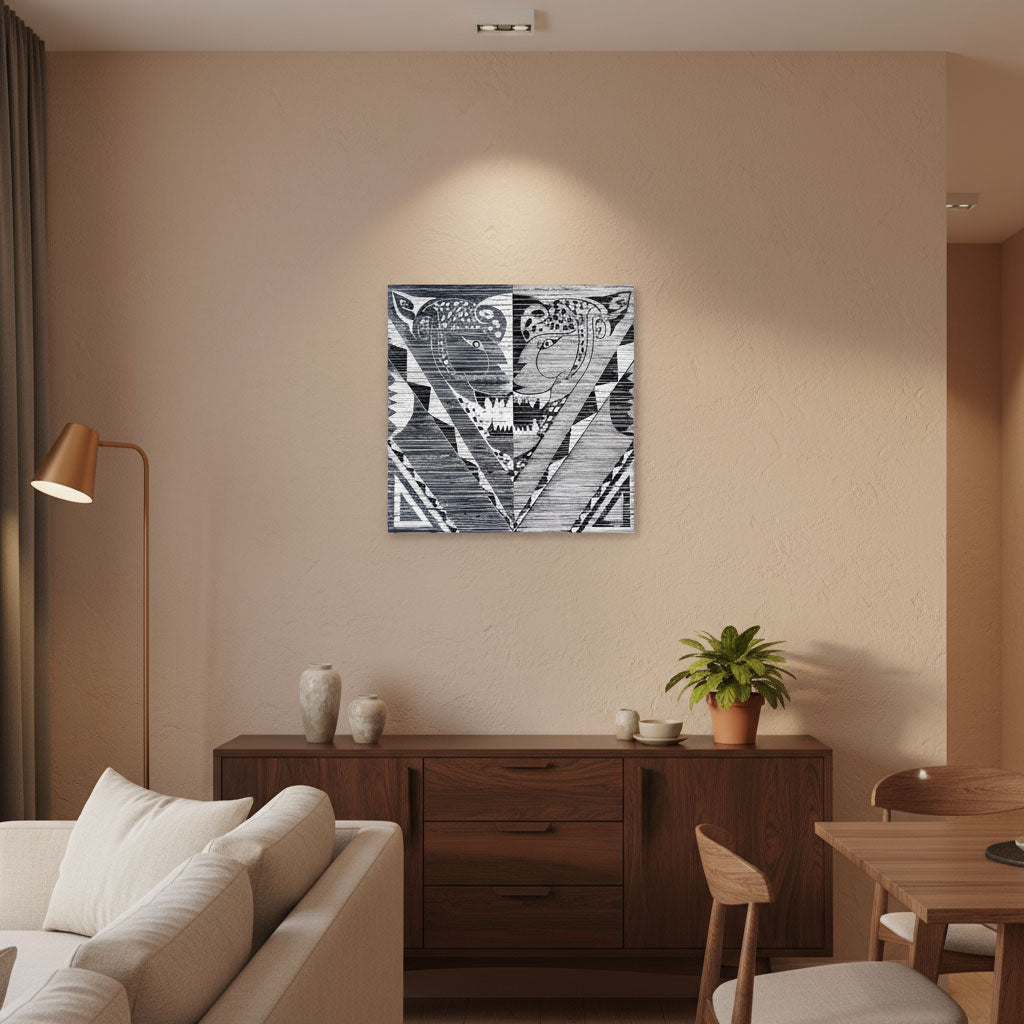 Obra Original: De la serie "Atributos Geométricos" #4, Autor: Yessie Morales Vásquez