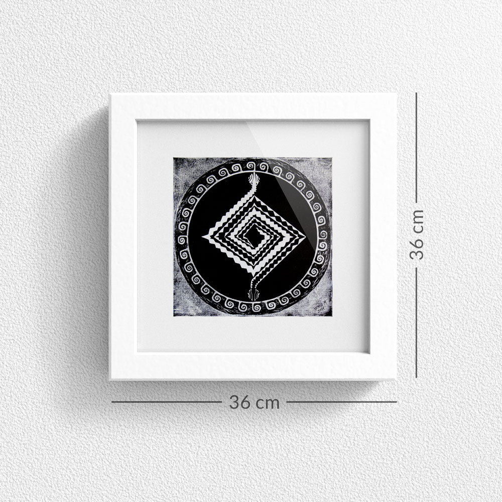 Print en Papel Edición Limitada: Serie Atributos Geométricos #5, Autor: Yessie Morales Vásquez