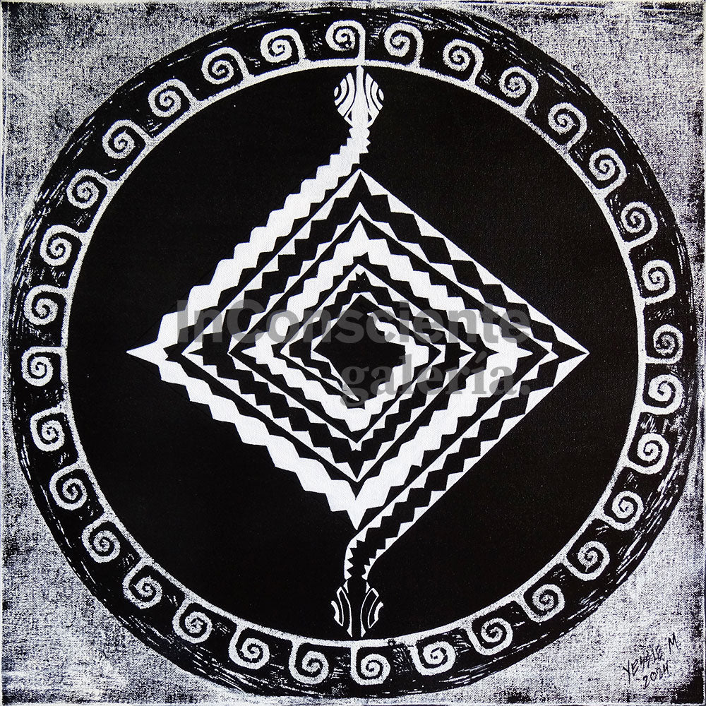 Obra Original: De la serie "Atributos Geométricos" #5, Autor: Yessie Morales Vásquez